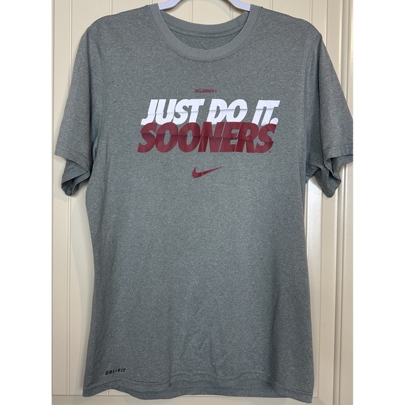 Nike Other - Nike Oklahoma OU Sooners gray short sleeve T-shirt,‎ sz S GUC